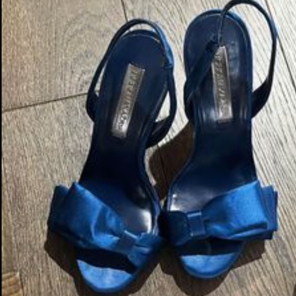 BCBGMaxAzria Blue Shoes - Picture 1 of 2